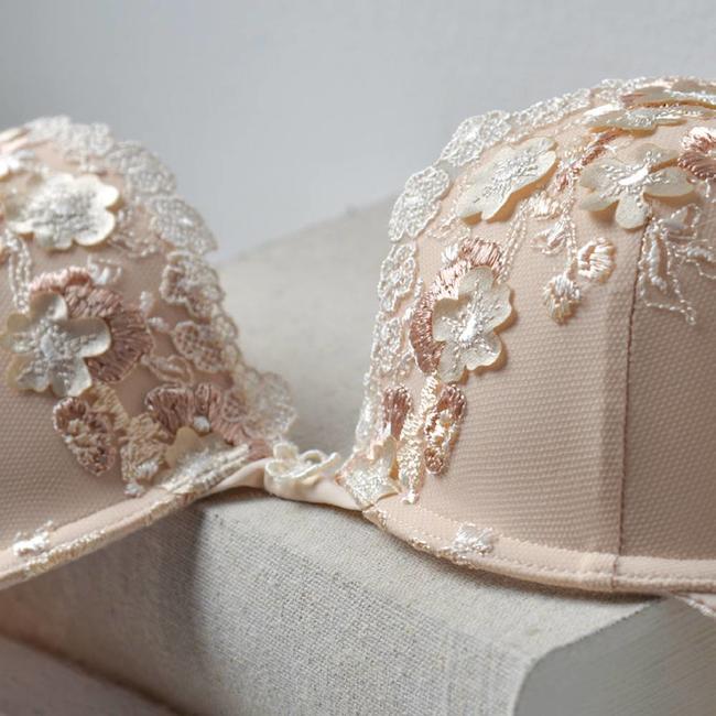 AMBRA Dessous BHs Bouquet öl push bh brasil braun