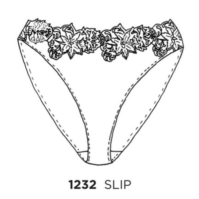 AMBRA Platinum Slip 1232 | Luxus Damen Unterwäsche