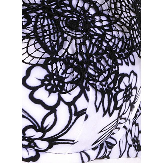 Parah Bademode Damen Badeanzug Glam Latino Weiß