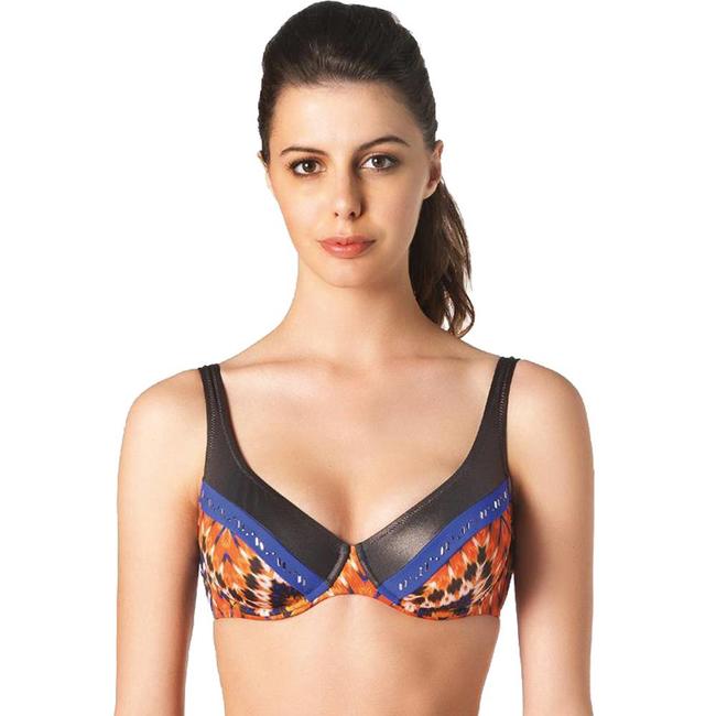 Parah  Parah Badmode Dames Bikini top Etno Chic Blauw