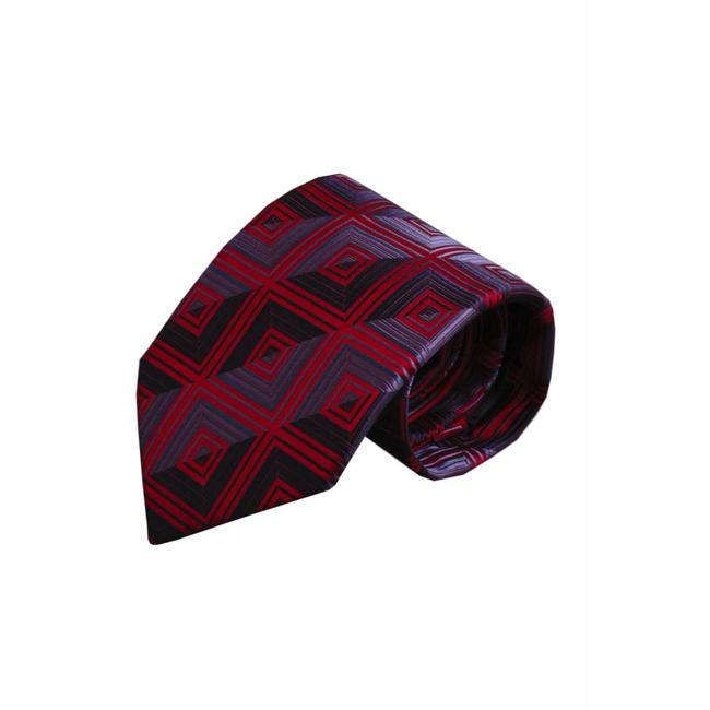 Massimo Valeri Red silk necktie V49