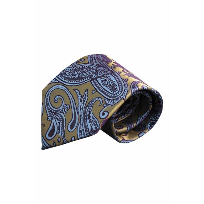 Massimo Valeri Gelbe Seidenkrawatte V47