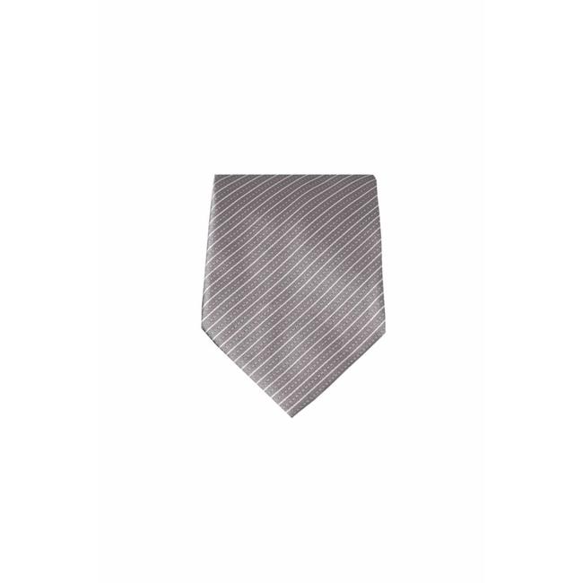 Massimo Valeri Brown silk necktie M18