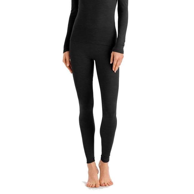 HANRO HANRO women’s ski leggings black – Wool & silk base layer 071412