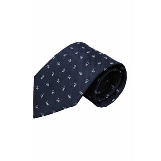 Vincelli Alberto  Blue silk necktie Padova 01