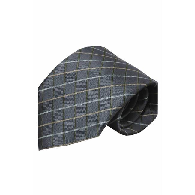 Alberto Vincelli Gray silk necktie Renate 01