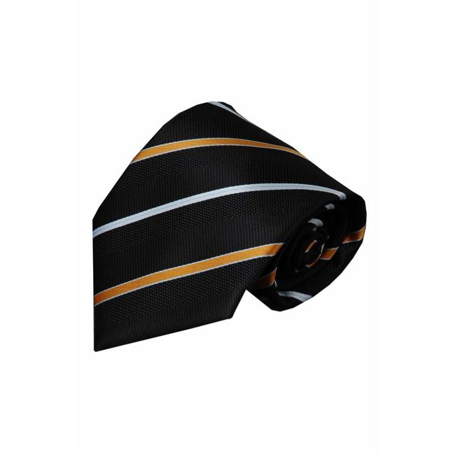 Alberto Vincelli Black silk necktie Figline 01