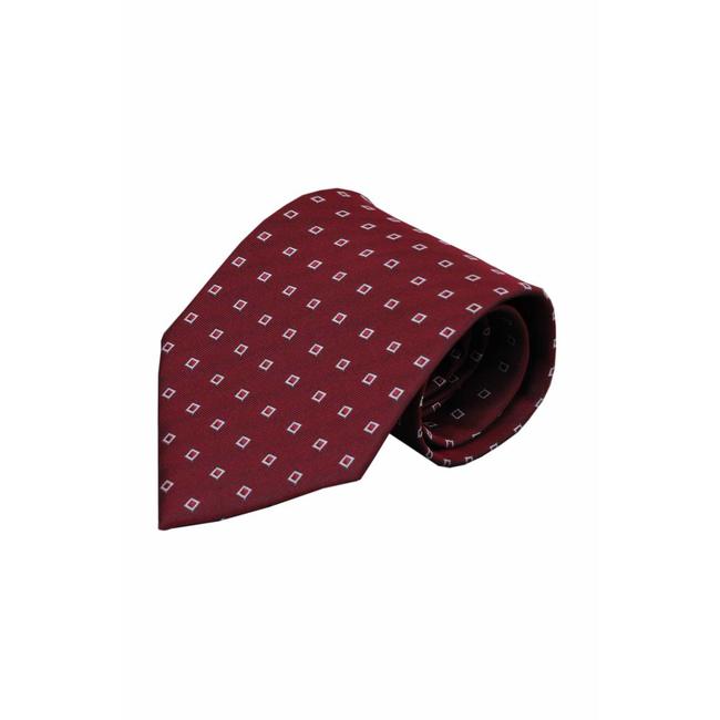 Alberto Vincelli Red silk necktie Guzelli 01