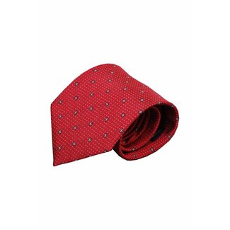 Alberto Vincelli Red silk necktie Norcia 01