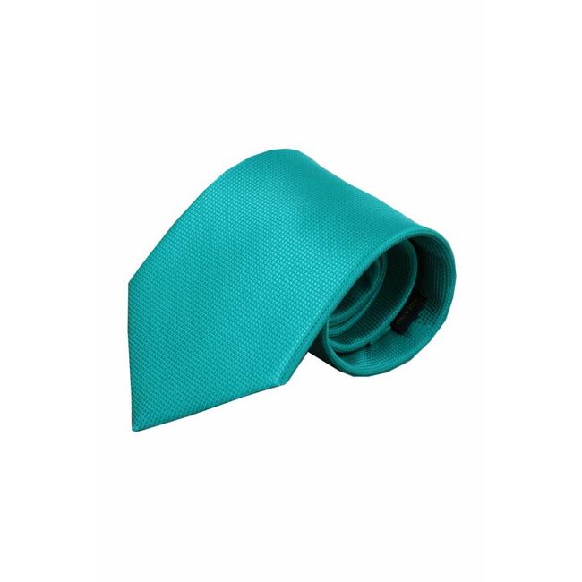 Green silk necktie Agrigento 01