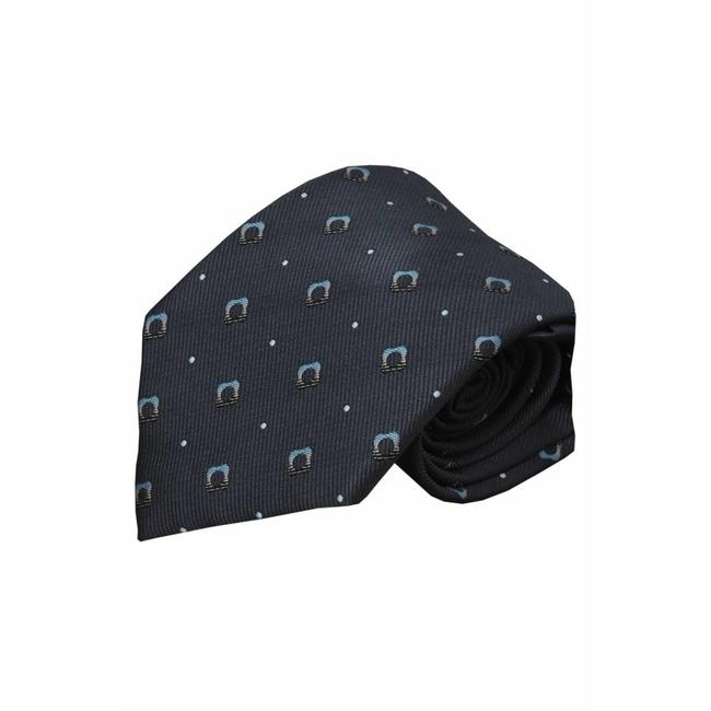 Alberto Vincelli Gray silk necktie Bergamo 01