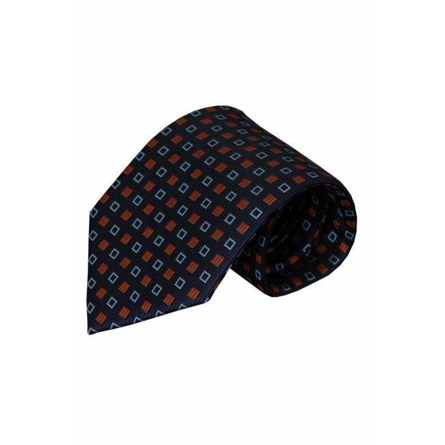 Alberto Vincelli Blue silk necktie Odalengo 01