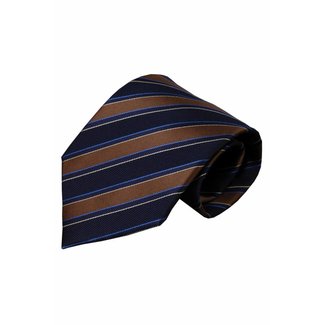 Blue silk necktie Sorrento 01