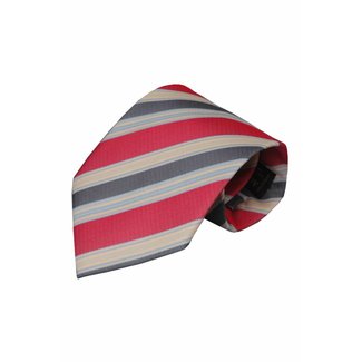 Red silk necktie Gavi 01