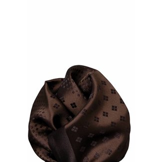 Volare Collection Bruine zijden pochet 11