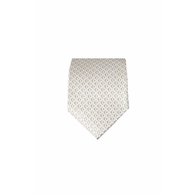 Massimo Valeri Creme silk necktie M04