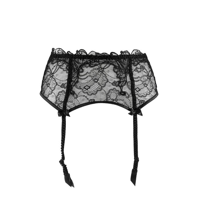 Lise Charmel lingerie Soir de Venise Garter belt black ACA4703