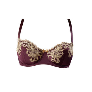 AMBRA AMBRA Dessous BHs Silk Fuchsia Push-up BH rot 0628