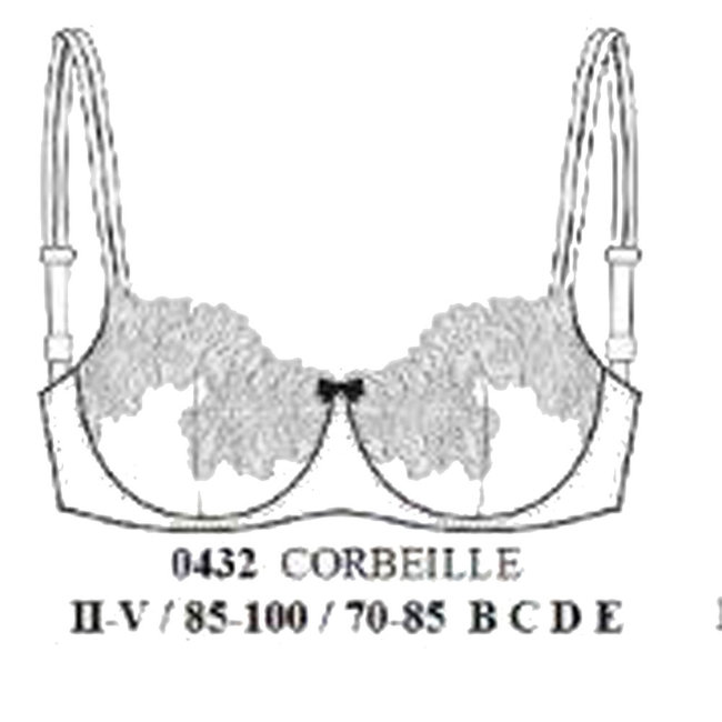 AMBRA  Titanium Balcony bra 432