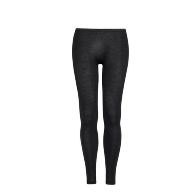 HANRO Damen Skileggings Schwarz – Wolle & Seide 071422