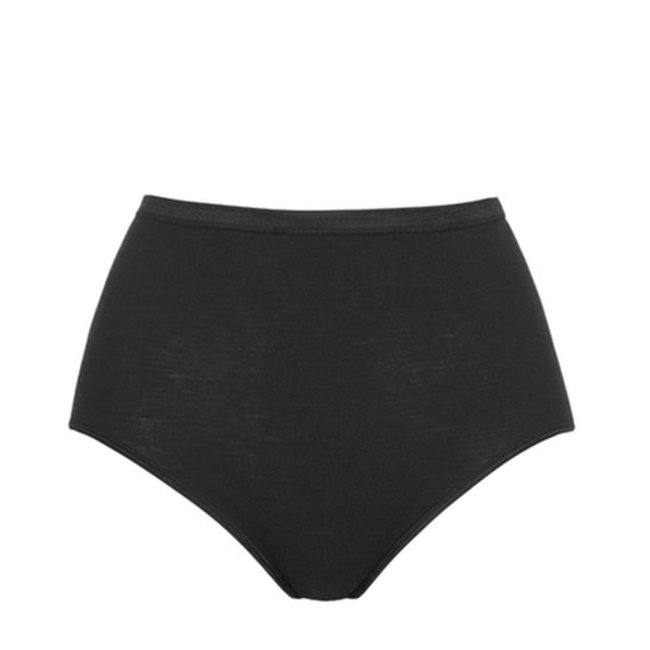 Hanro  Hanro Ladies ski underwear Woolen Silk Maxi slip black 071420