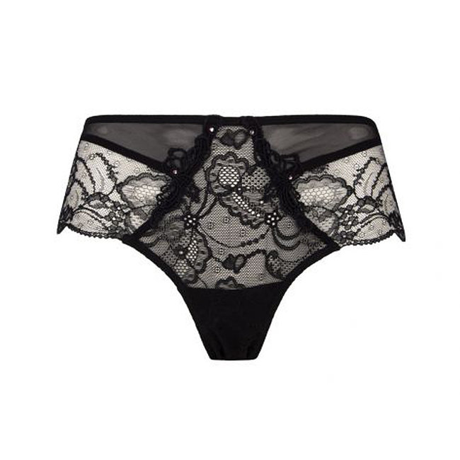 Lise Charmel  Lingerie Lise Charmel lingerie Soir de Venise Shorty zwart ACA1403