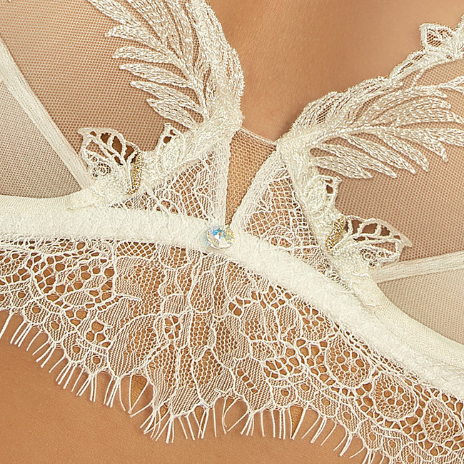Lise Charmel lingerie Orchidee Beauté  Bralette-wired-BH ivoor ACG7262