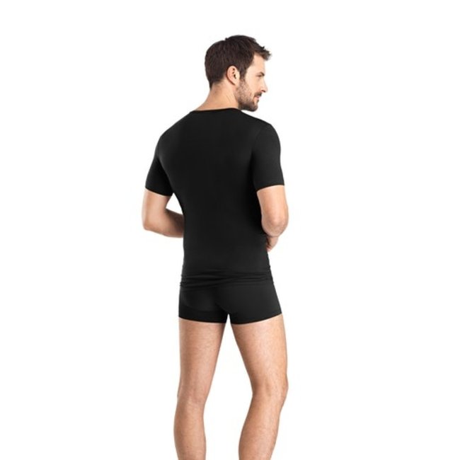 Hanro Heren Ondergoed Cotton Superior Shirt V/H s/slv 073089