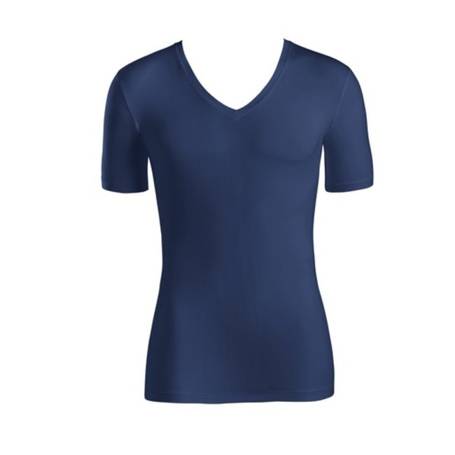 Hanro Heren Ondergoed Cotton Superior Shirt V/H s/slv 073089