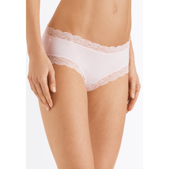 HANRO Hanro ladies lingerie Cotton Lace Hipster pink 072438