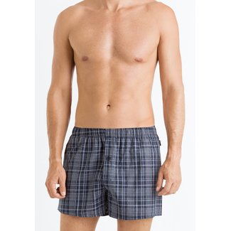 HANRO Hanro Men Fancy Woven Boxer elegant checkered blue 074015