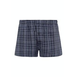 HANRO Hanro Herren Fancy Woven Boxershorts kariert blau 074015