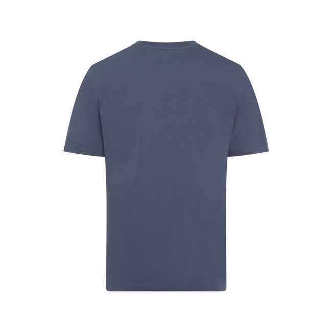 Hanro Heren Sleep & Lounge Living Leisure s/slv T- shirt blauw 075050