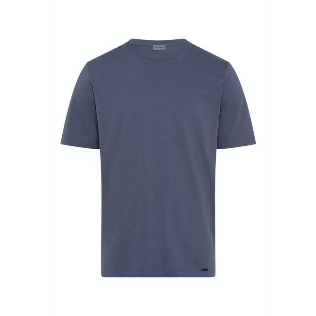 Hanro Men Sleep & Lounge Living Leisure s/slv T-shirt blue 075050