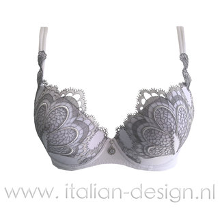 AMBRA Dessous Bh's Titanium Push-up BH Rot 438 - Italian Design Fashion &  Beauty
