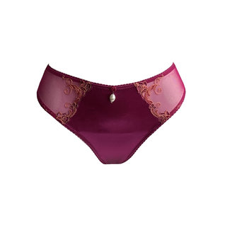 AMBRA  AMBRA Lingerie Silk Fuchsia Brasil red