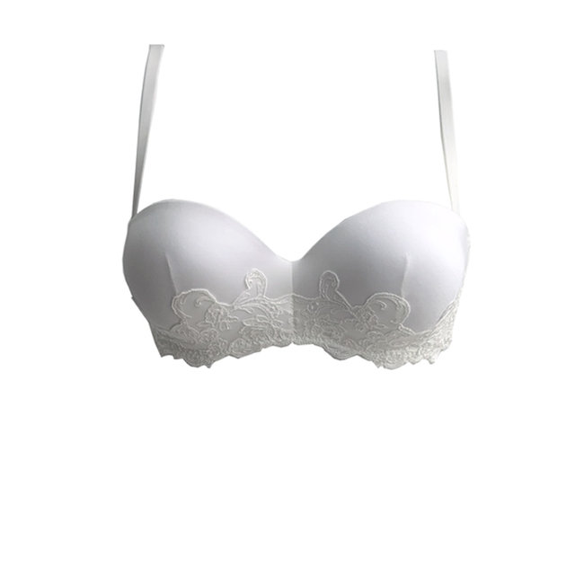 AMBRA Lingerie Bras Platinum Strapless Bra Ivory 0330 - Italian Design ...