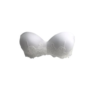 AMBRA Dessous-BHs Platin Trägerloser BH Elfenbein 0330