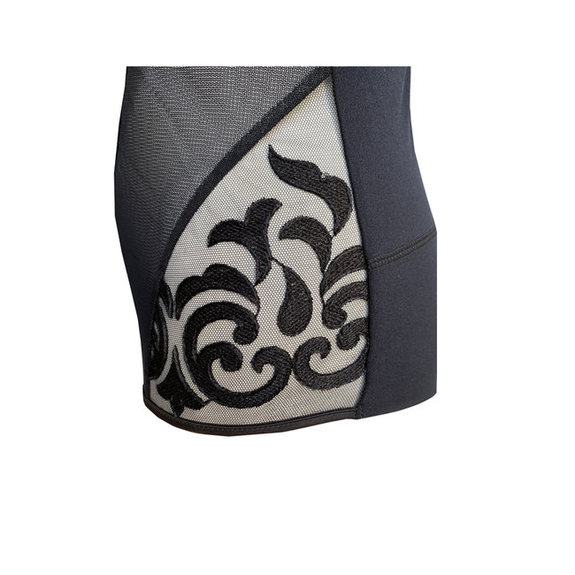 AMBRA  Baroque Body Push up Bra Black