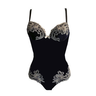 AMBRA AMBRA  Titanium Body with Bra Blue 2438