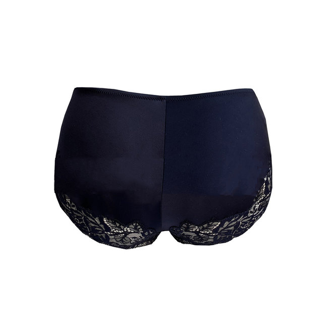 AMBRA Lingerie Slips Titanium Culotte Blue 1433D