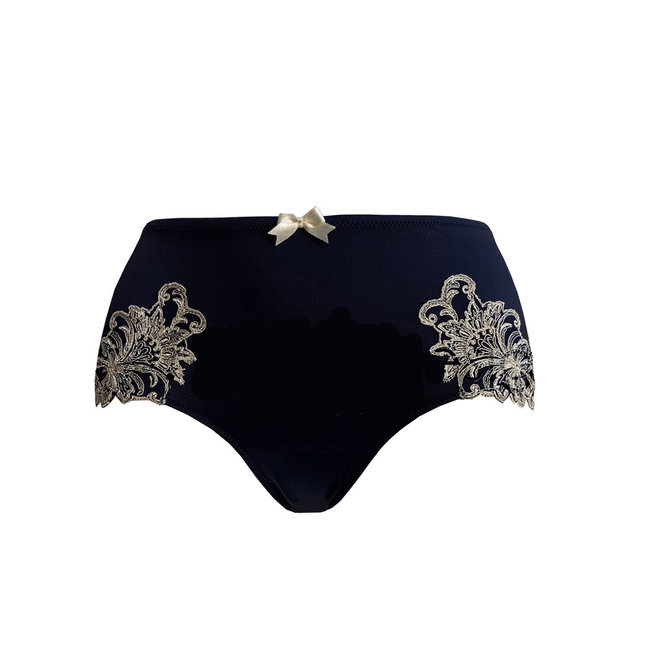 AMBRA Lingerie Slips Titanium Culotte Blue 1433