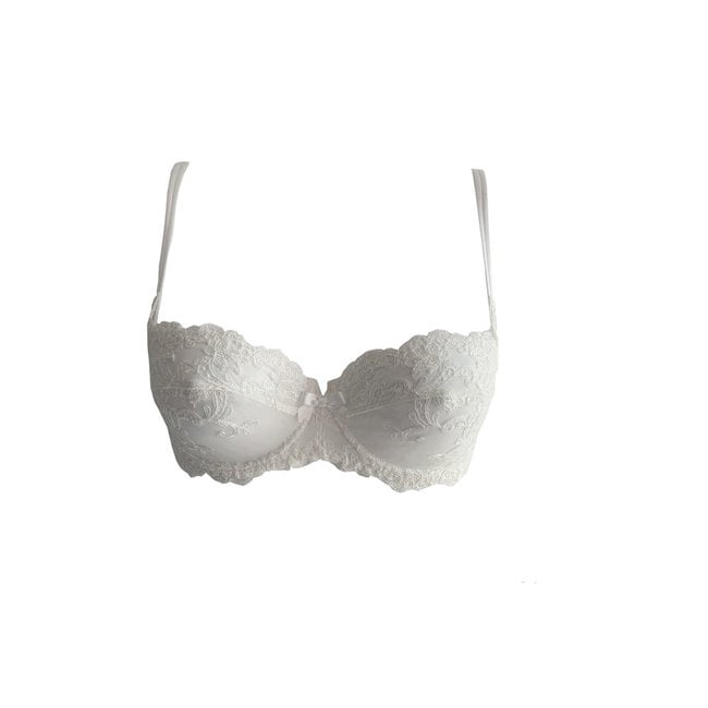 AMBRA AMBRA  Platinum Fashion Soft cup Bra Ivory 0332F