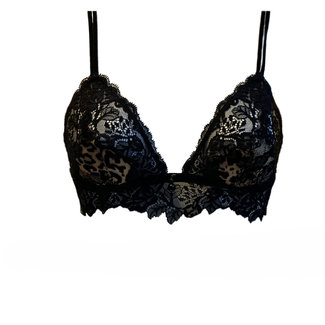 AMBRA Lingerie Bras DARK/DEEP NUDE Triangle Bra black/brown 0951