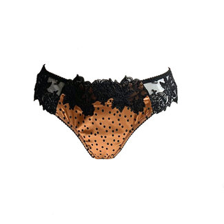 AMBRA Dessous Jaguard Schlupf braun/schwarz 1191