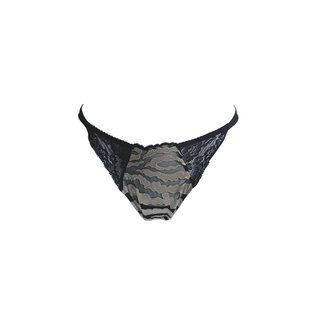 AMBRA  AMBRA Lingerie slips Sauvage Tanga 1445 Bruin/zwart