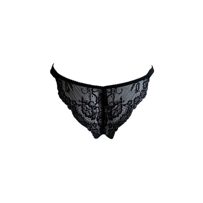 AMBRA Dessous Sauvage  brasil/tanga braun/schwarz 1447