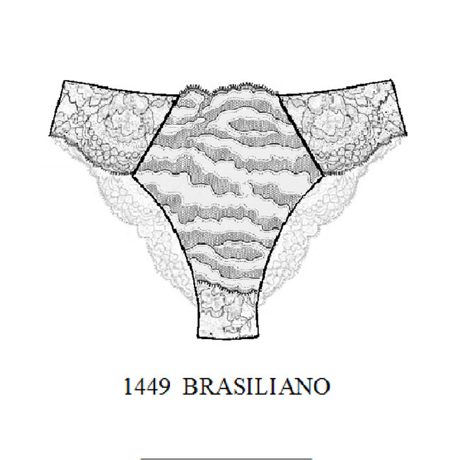 AMBRA Dessous Sauvage Brazilian braun/schwarz 1449