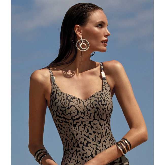 Bad & Strand Roidal  Badeanzug Orion braun/schwarz