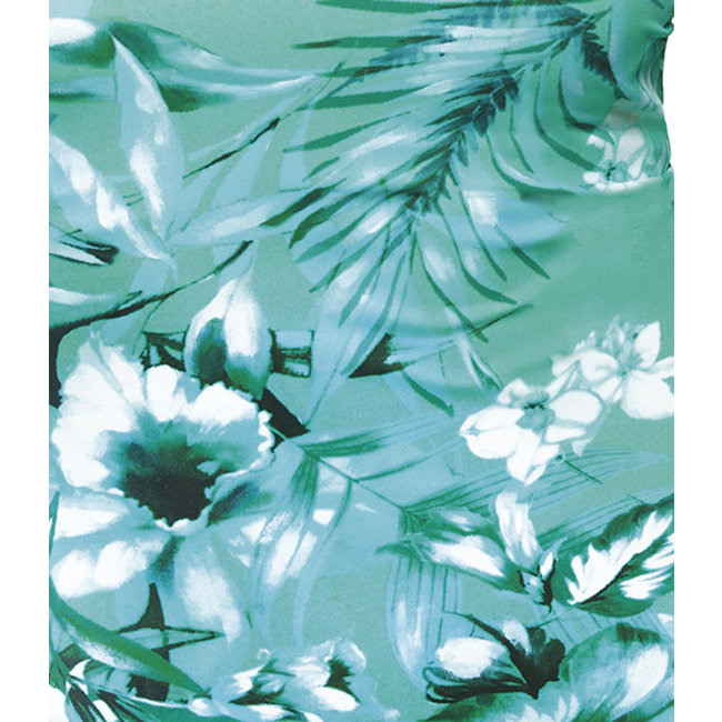 Bad & Strand Roidal| Strapless Badpak Estela groen/wit